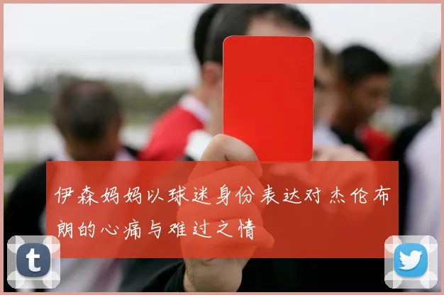 伊森妈妈以球迷身份表达对杰伦布朗的心痛与难过之情